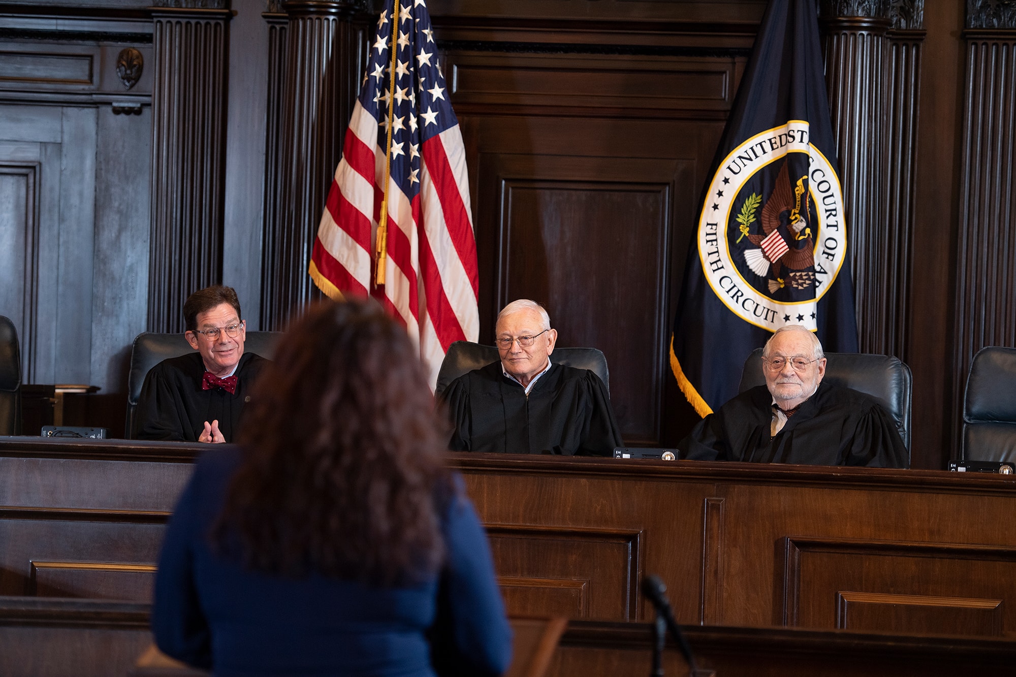 A Loyola law student externs in a Louisiana courtroom