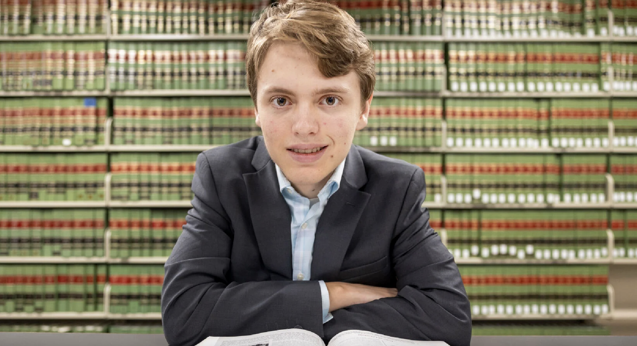 Image of 15-year-old Jimmy Chilimigras, student at Loyno Law