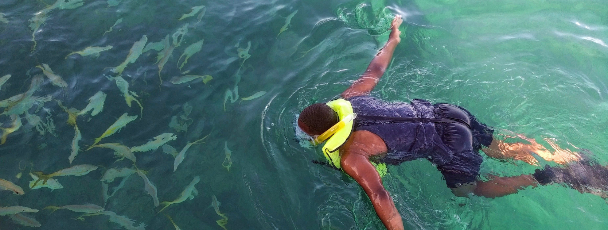 Snorkeling Student in Florida Keys