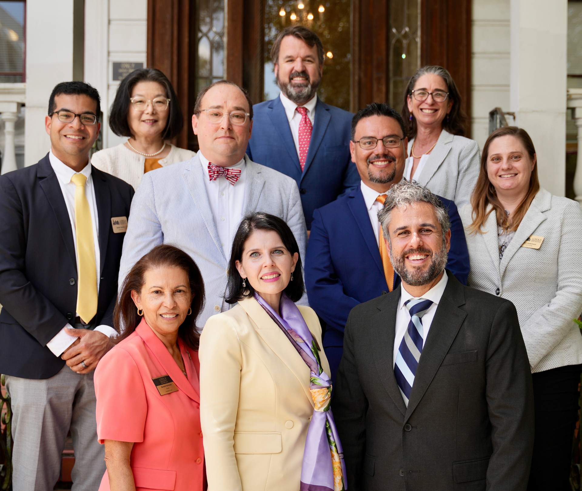 Group photo of law clinic faculty.